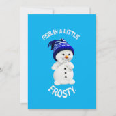 Farbenfrohe klassische Frostische Weihnachten (Vorderseite)