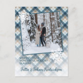 Farbenfrohe klassische Länder Karierte Frohe Festt Postkarte (Vorderseite)