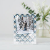 Farbenfrohe klassische Länder Karierte Frohe Festt Postkarte (Stehend Vorderseite)