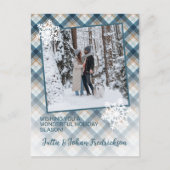 Farbenfrohe klassische Länder Karierte Frohe Festt Postkarte (Vorderseite)