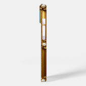 Farbenfrohe Kleidung im goldenen Rahmen Case-Mate iPhone Hülle (Rückseite / Links)