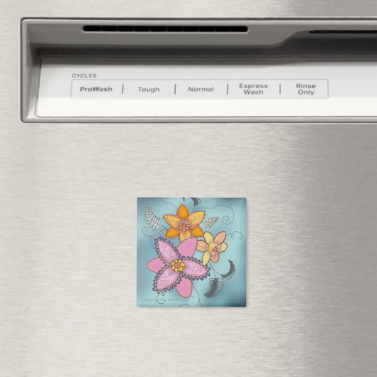 Farbenfrohe Kleidung Magnet (In Situ (Geschirrspüler))