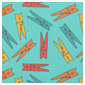 Farbenfrohe Kleidung Pegs Wäscheservice Stoff (Nahaufnahme)