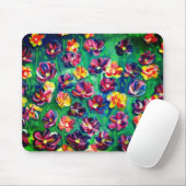 Farbenfrohe kleine Blume Originelles Kunstwerk Mousepad (Mit Mouse)