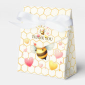 Farbenfrohe kleine Honey Bee Baby Dusche Niedlich Geschenkschachtel (Vorderseite)