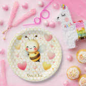 Farbenfrohe kleine Honey Bee Baby Dusche Niedlich Pappteller (Party)