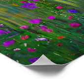 Farbenfrohe Klimt Style Collage Porträt einer Frau Poster (Ecke)