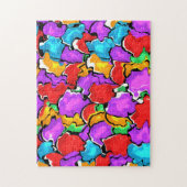 Farbenfrohe, knisternde Eier Puzzle (Vertikal)