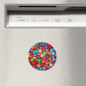 Farbenfrohe Knöpfe Süßigkeiten Süß Magnet (In Situ (Geschirrspüler))