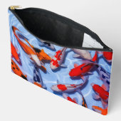 Farbenfrohe Koi Accessoire Beutel Handtasche (Offen)