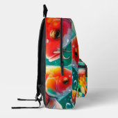 Farbenfrohe Koi Fish Rucksack (Links)