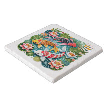 Farbenfrohe Koi Schwimmen in Lotus Gefüllter Teich