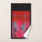 Farbenfrohe Kokopelli Badehandtuch Set (Handtuch)
