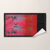 Farbenfrohe Kokopelli Badehandtuch Set (Handtuch)