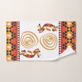 Farbenfrohe Kokopelli Badehandtuch Set (Handtuch)