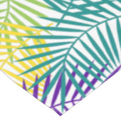 Farbenfrohe Kokosnuss Stilistisches Muster aus Pal Tischdecke (Schrägansicht)