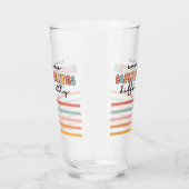 Farbenfrohe Kommunikation Glas (Rechts)