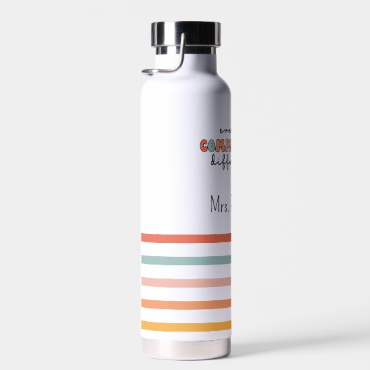 Farbenfrohe Kommunikation Trinkflasche (Rechts)