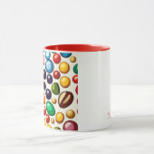 Farbenfrohe Konditorei: Artwork der Rundkandies Tasse (Zentrum)