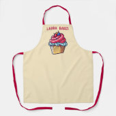 Farbenfrohe Konditorei Süßigkeiten Pasta Koch Rosa Schürze (Vorderseite)