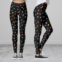 Farbenfrohe Konfetti-Sprinklen polka dot rainbow P