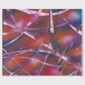 Farbenfrohe Kontrastschleife Geschenkpapier (Flach)