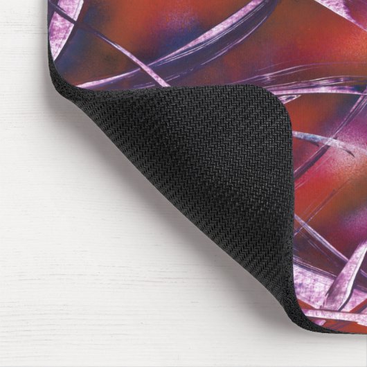 Farbenfrohe Kontrastschleife Mousepad (Ecke)