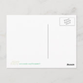 Farbenfrohe Kontur Kunst - Freude - Postkarten (Rückseite)