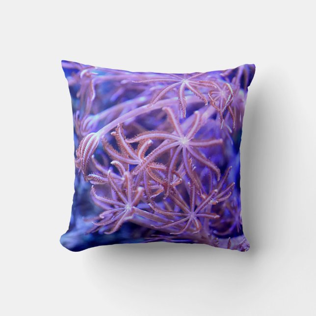 Farbenfrohe Korallenriffe Kissen (Vorderseite)