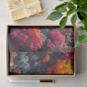 Farbenfrohe Korallenriffe Seidenpapier (Geschenk)