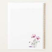 Farbenfrohe Kosmos-Blume, bunte Blüten Planer (Rückseite)