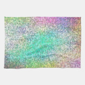 Farbenfrohe Kosmos Tile Mosaik Geschirrtuch (Horizontal)