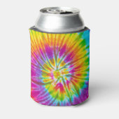 Farbenfrohe Krawatte-Färbung Abstrakt. Dosenkühler (Kanne Rückseite)