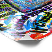 Farbenfrohe Krebserkrankung Engel Foto Printmedien (Ecke)