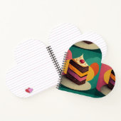 Farbenfrohe, kreideförmige Spirale Notizblock (Innenseite)