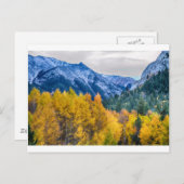 Farbenfrohe, kreierte Butte Colorado Postkarte (Vorne/Hinten)