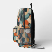 Farbenfrohe Kreise Bedruckter Rucksack (Rechts)