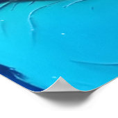 Farbenfrohe Kreise Extravaganza Art Poster (Ecke)