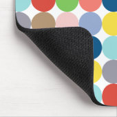 farbenfrohe Kreise pastellfarbener.. Mousepad (Ecke)