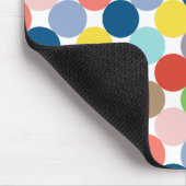 farbenfrohe Kreise pastellfarbener.. Mousepad (Ecke)