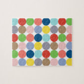 farbenfrohe Kreise pastellfarbener.. Puzzle (Horizontal)