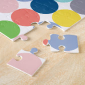 farbenfrohe Kreise pastellfarbener.. Puzzle (Seite)
