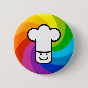 Farbenfrohe Küche Button