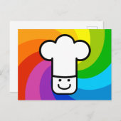 Farbenfrohe Küche Postkarte (Vorne/Hinten)