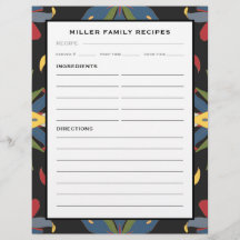 Farbenfrohe Küche Tile | Seite "Familienrezepte"