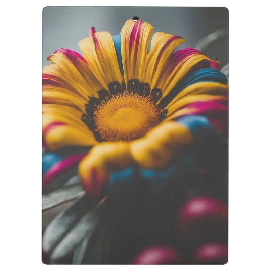 Farbenfrohe Kuchen Klemmbrett (Rückseite)