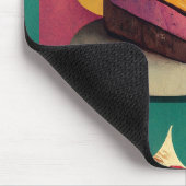 Farbenfrohe Kuchen Mousepad (Ecke)
