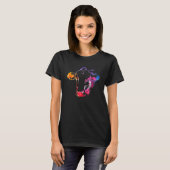 Farbenfrohe Kuh Art T-Shirt (Vorne ganz)