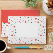 Farbenfrohe kühne Confetti Frohe Weihnachtsumgebun