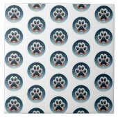 Farbenfrohe Kuhpfoten Fliese (Vorderseite)